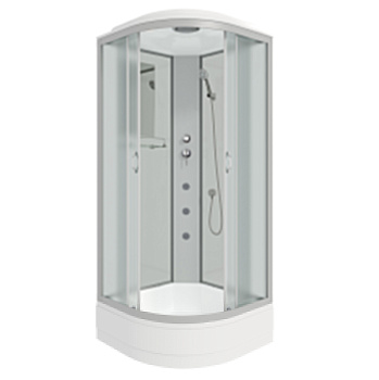 Душевая кабина Niagara Classic 33011424G 90х90 четверть круга с крышей ориентация универсальная